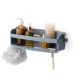 UMBRA Стенен органайзер за баня - FLEX ADHESIVE - пастелено син